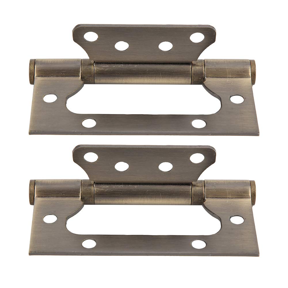 Heavy Duty Furniture Hinges - 3.5 Inch Stainless Steel Door Hinges for Home & Cabinet Doors - Smooth Closing Door Fittings (Set of 10) - Perfect for Bedroom, Kitchen & Bathroom Cabinets