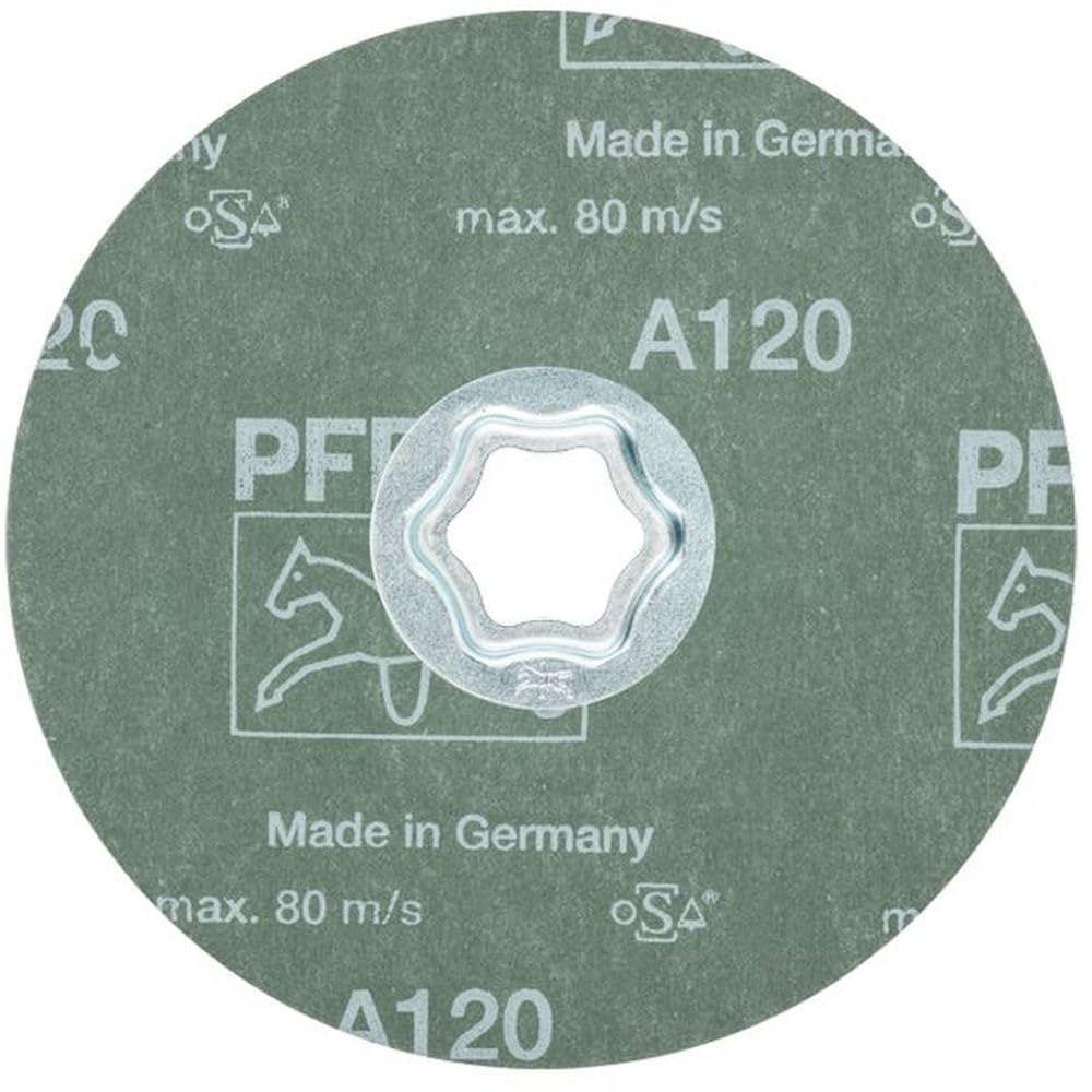 Pferd 419-40105 COMBICLICK Fiber Disc - Aluminum Oxide Abrasive for Metal Grinding & Polishing - Perfect for Automotive, Woodworking & DIY Projects