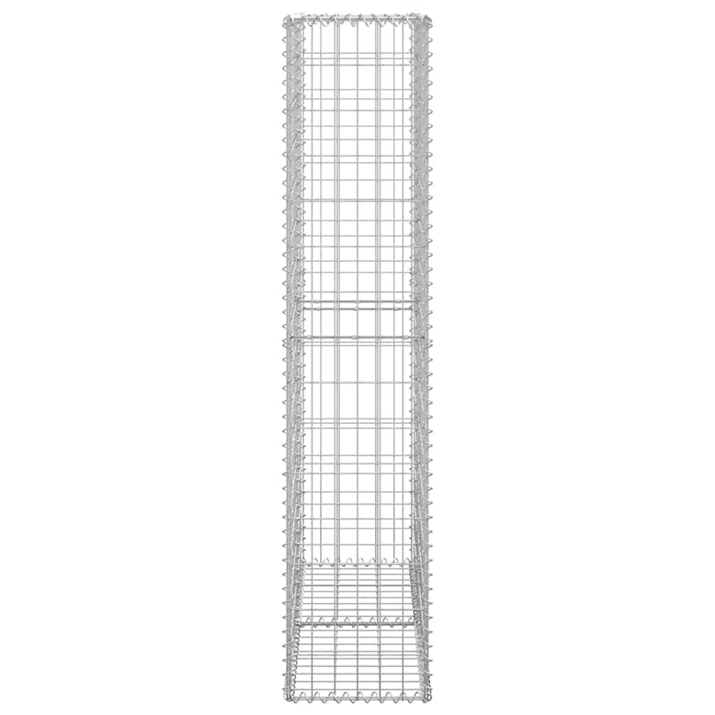 Galvanized Gabion Basket with Lids - 59.1
