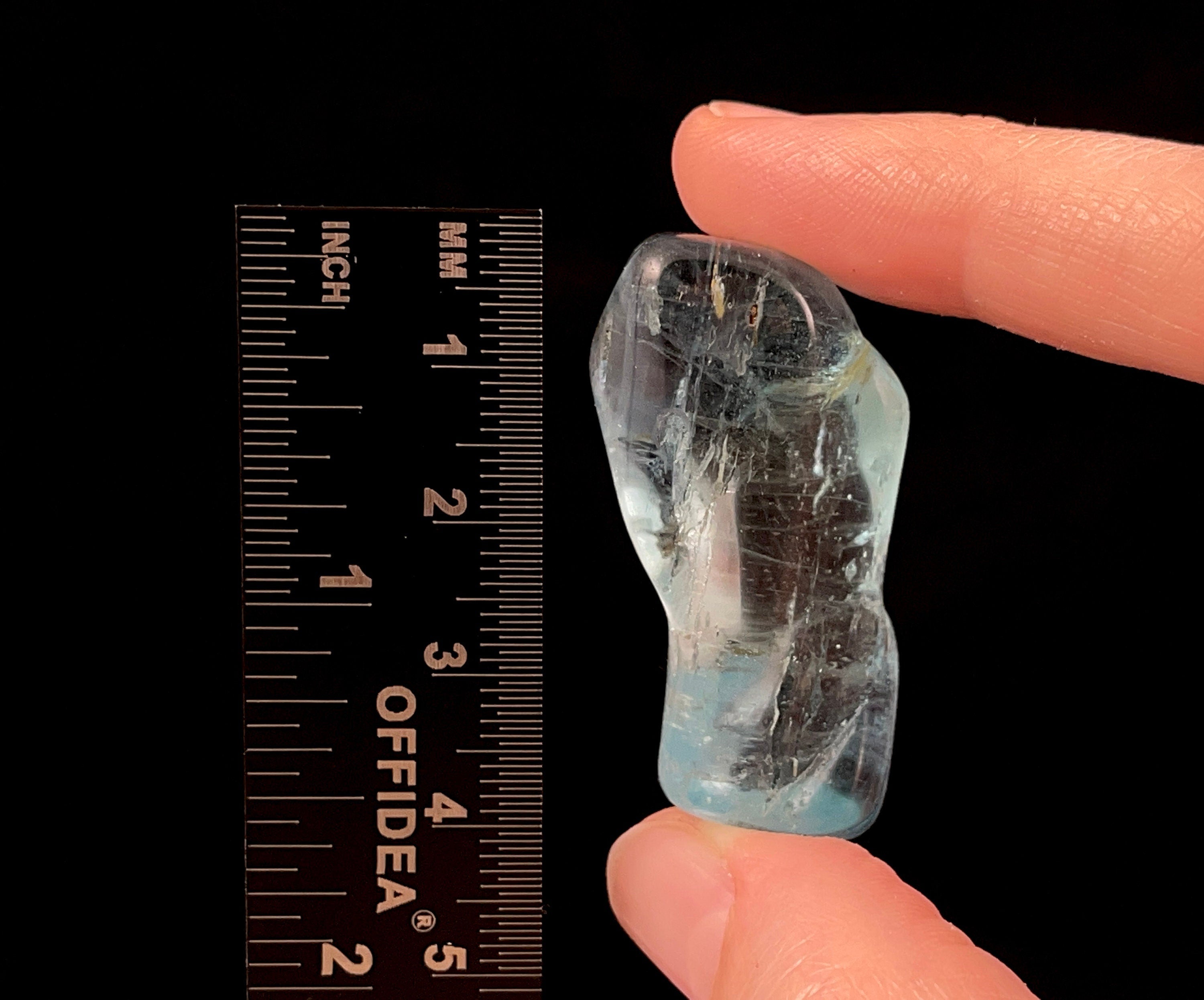 Premium AAA Grade Aquamarine Tumbled Stone - Natural Healing Crystal, March Birthstone for Self Care, Meditation & Energy Balancing - Perfect for Jewelry Making, Home Decor & Spiritual Gifts