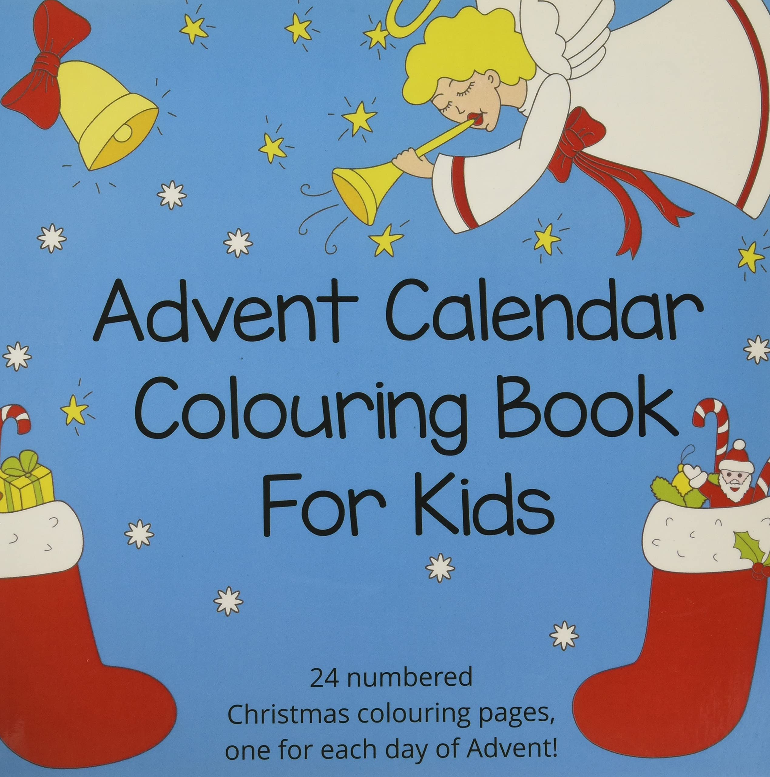 Advent Calendar Coloring Book for Kids - 24 Numbered Christmas Coloring Pages with Daily Activities | Fun Holiday Countdown & Creative Gift for Children