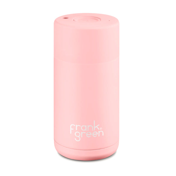 Frank Green Ceramic Travel Mug - Insulated Reusable Coffee Cup with Lid, Leak-Proof & Eco-Friendly - Perfect for Office, Commuting & Outdoor Adventures
