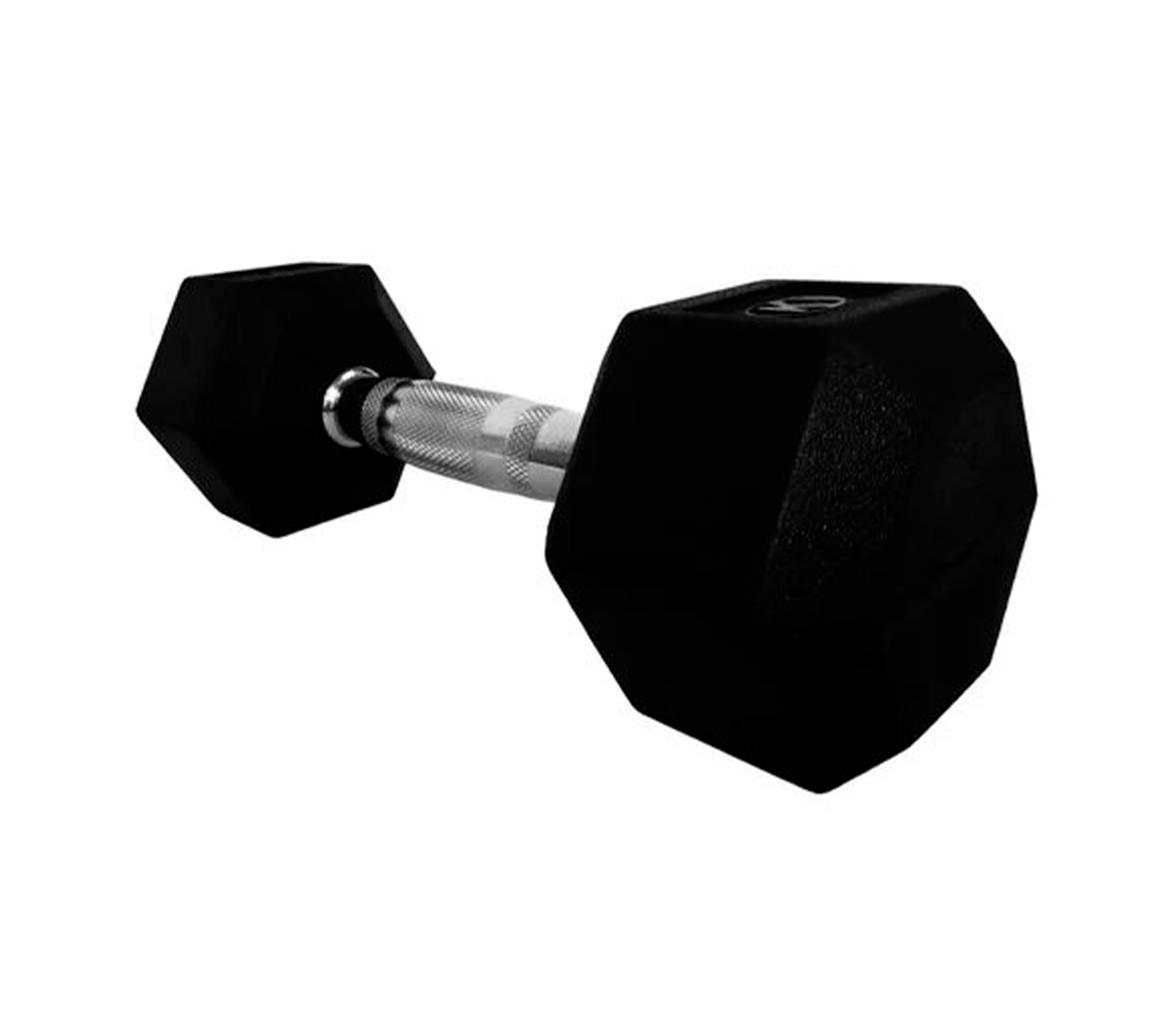 Hexagonal Rubber Coated Dumbbell K6 - Premium Workout Equipment for Home Gym, Strength Training & CrossFit