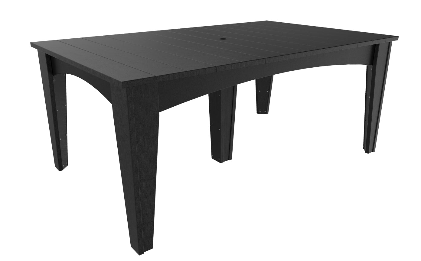 LuxCraft 44 x 72 Inch 7-Piece Dining Table Set for Kitchen Island - Modern Wooden Counter Height Table with 6 Chairs - Perfect for Family Meals, Entertaining & Small Space Dining Rooms