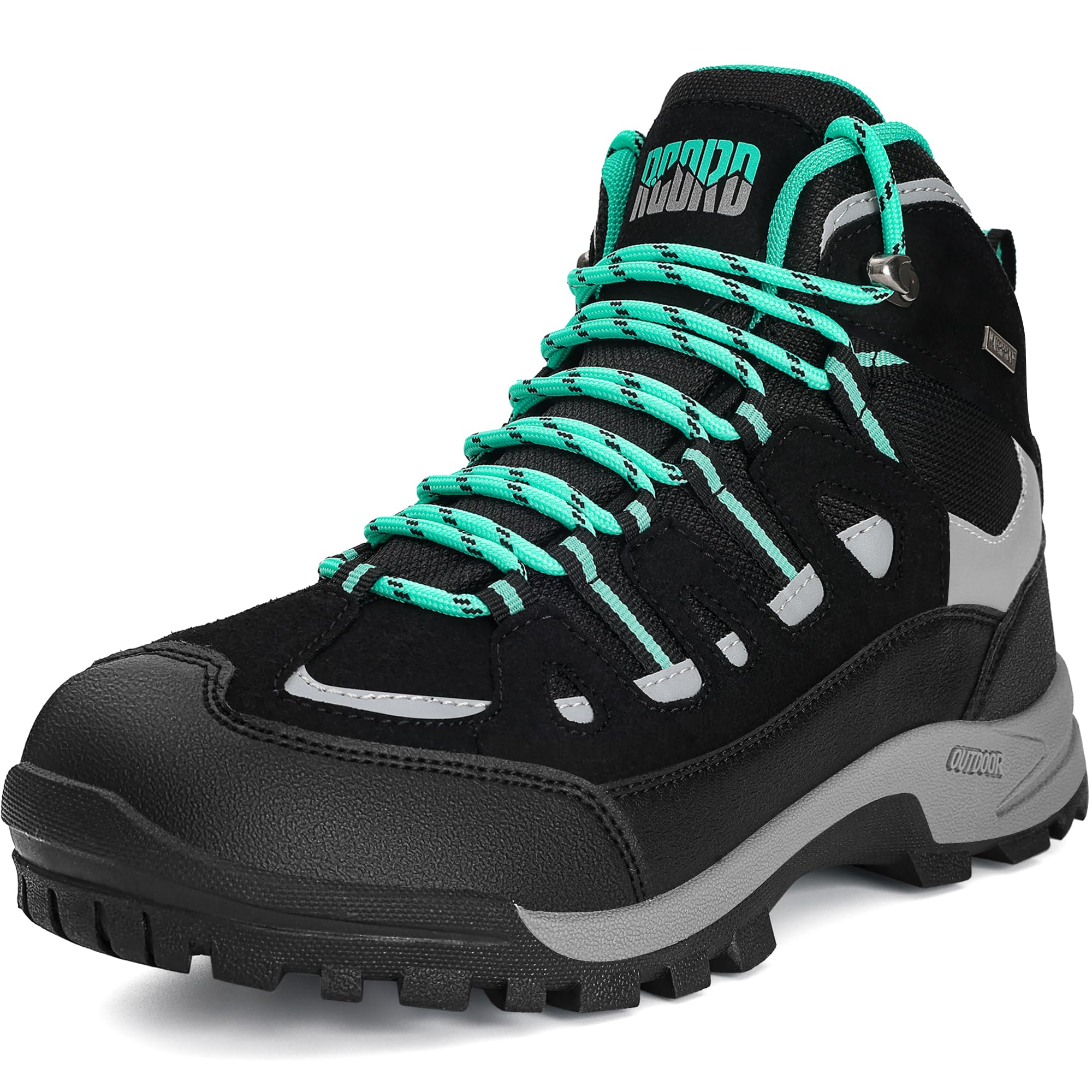 Waterproof Women's Hiking Boots with Ankle Support - Breathable Non-Slip Backpacking Boots for Outdoor Adventures, Trail Walking & Camping