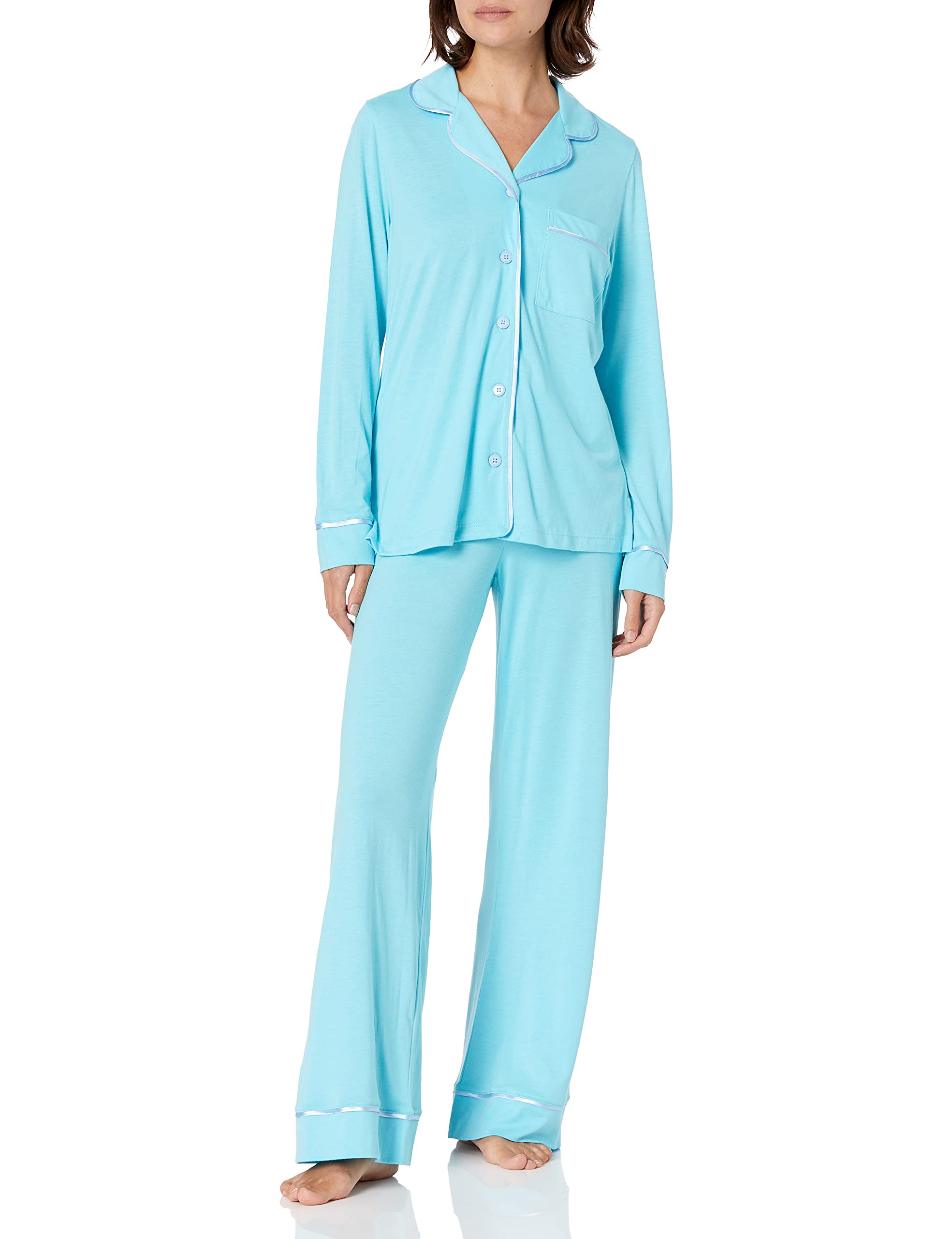 Cosabella Women's Bella Petite Long Sleeve Pajama Set - Soft Cotton Sleepwear for Women, Comfortable Loungewear for Relaxing at Home or Traveling