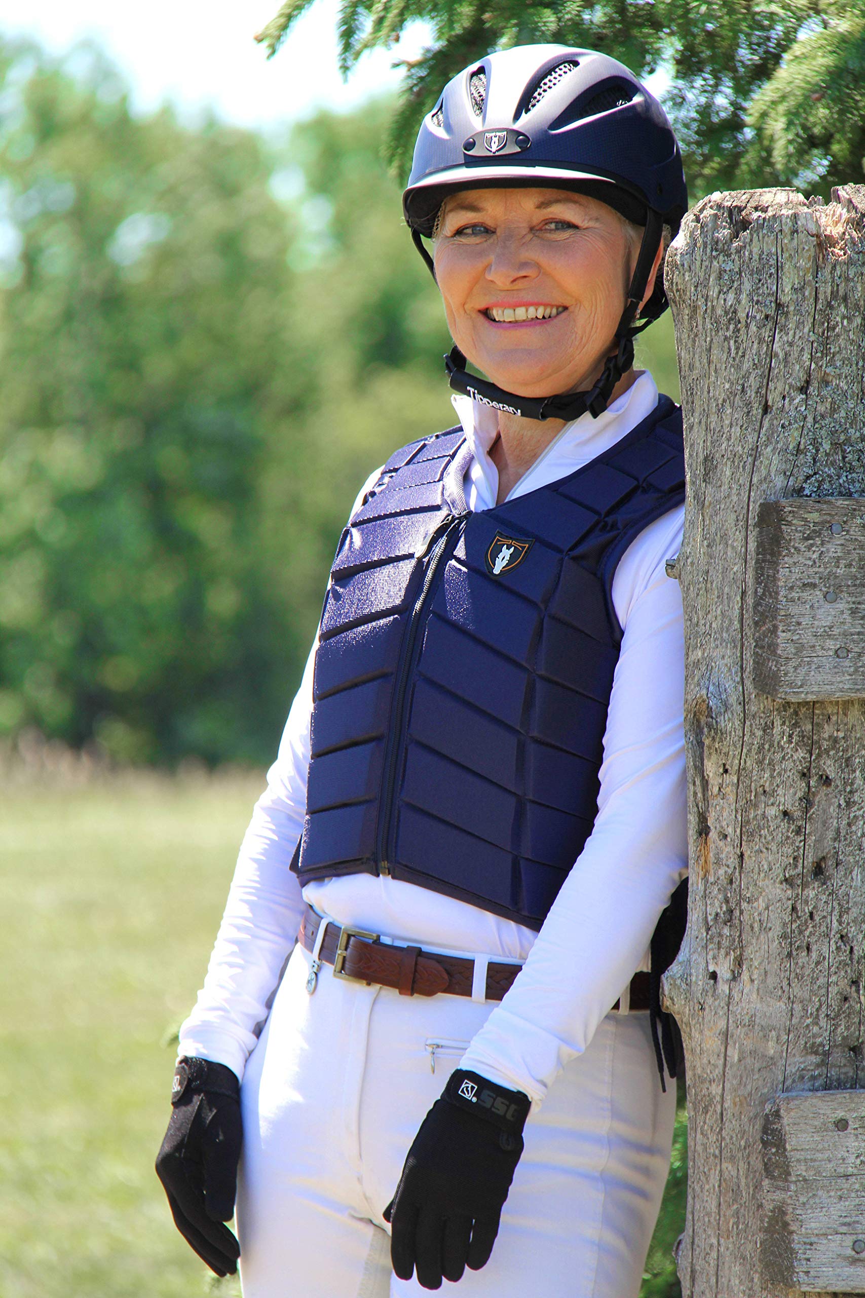 Tipperary Equestrian Horse Riding Helmet - Lightweight Cooling Safety Helmet with Superior Ventilation for Show Jumping, Dressage & Trail Riding - Perfect for Equestrian Sports & Outdoor Horseback Riding Activities