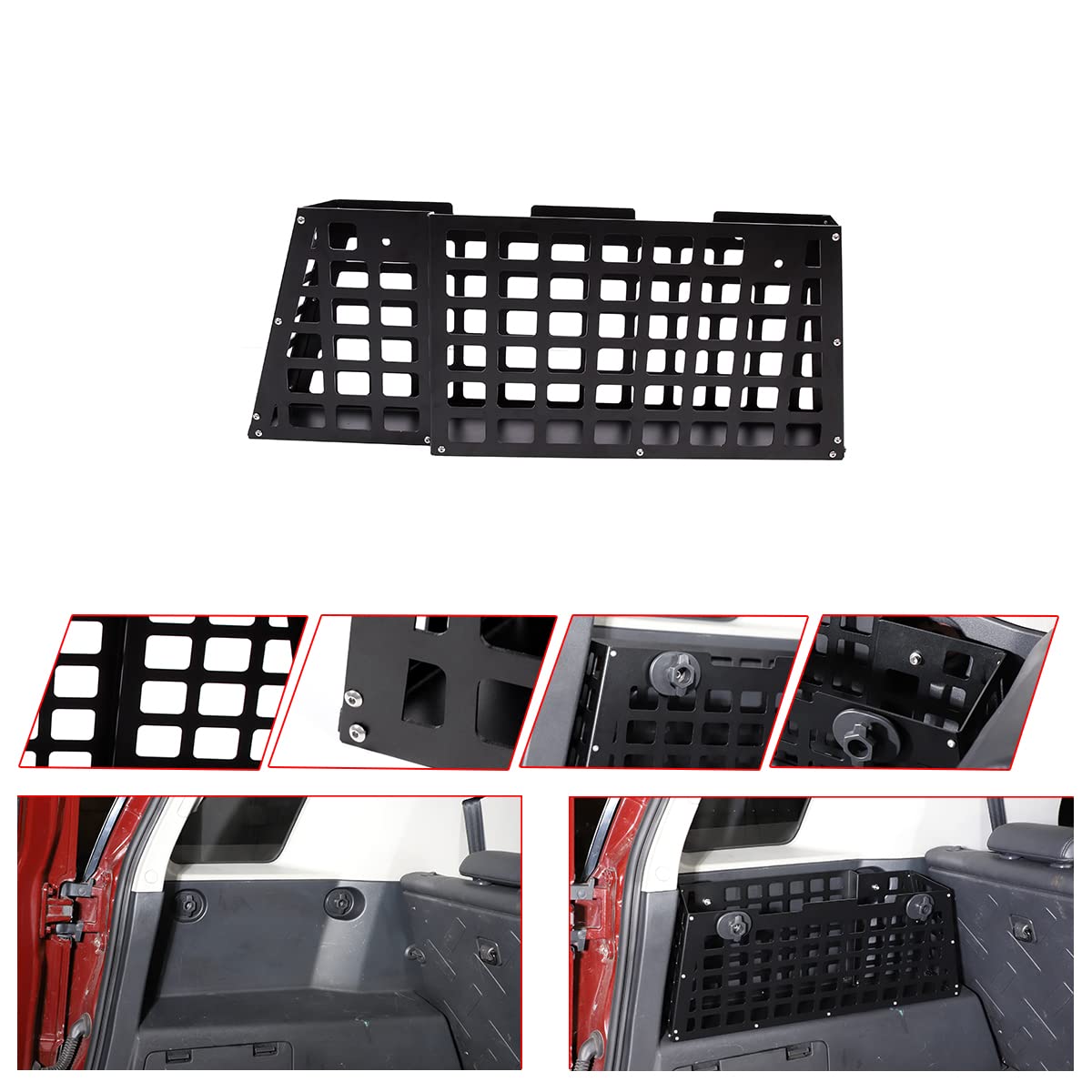 HappyHorse Trunk Organizer for Toyota FJ Cruiser 2007-2021 - Left Side Storage Box B, Car Accessories & Sundries Compartment - Perfect for Road Trips, Camping & Daily Organization