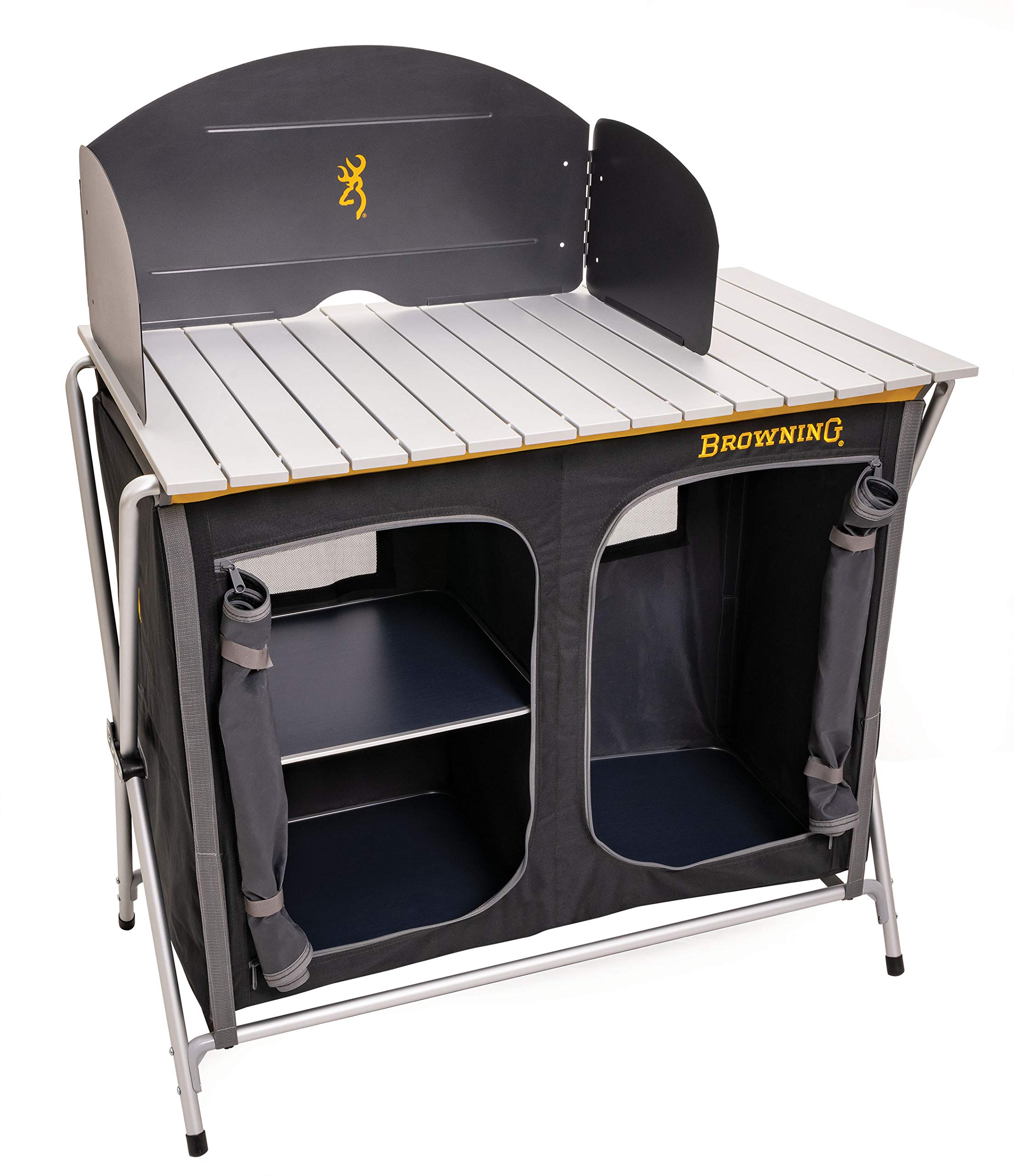 Browning Camping Basecamp Cook Station - Portable Outdoor Cooking System for Camping, Hiking & Backpacking | Perfect for Grilling, Boiling & Meal Prep in Wilderness