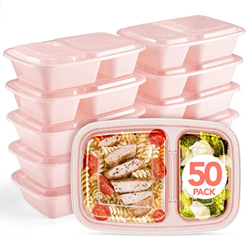 32oz-pink 50pc-2 Compartment