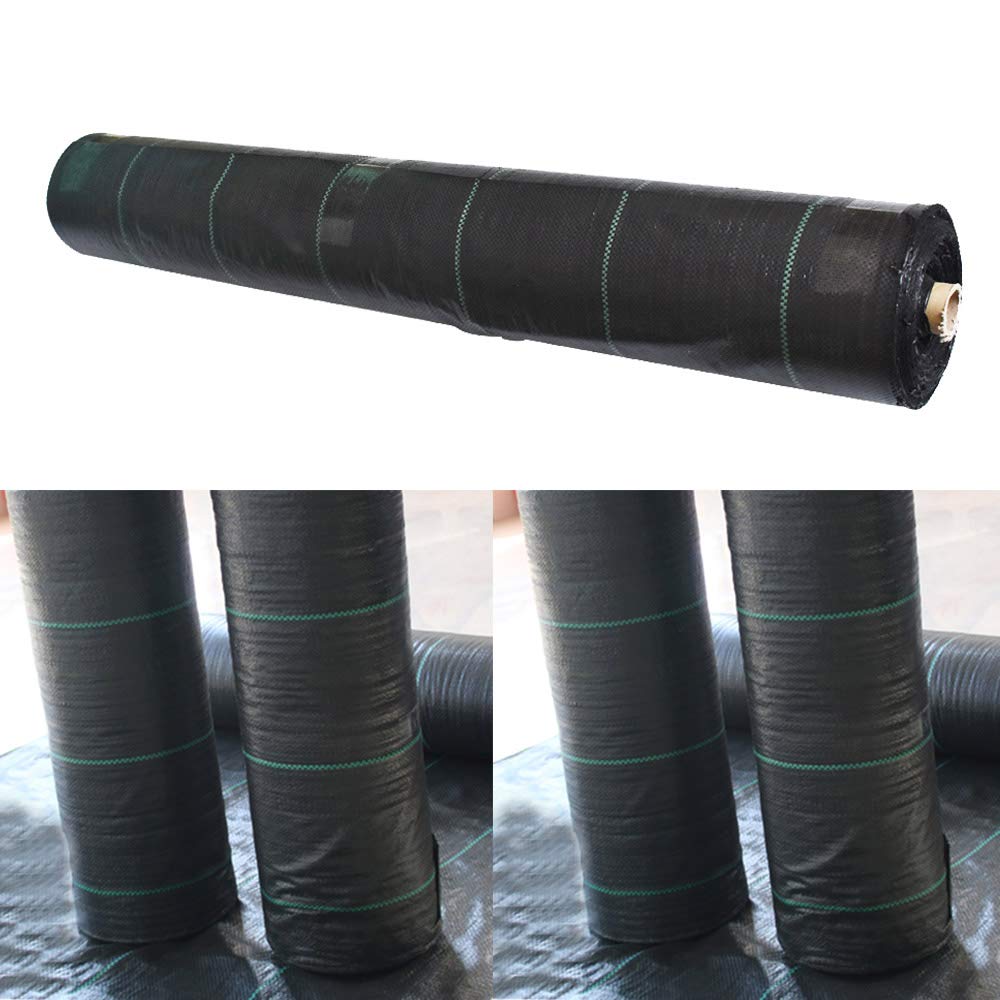 Heavy Duty 3FT x 100FT Garden Weed Barrier Landscape Fabric - Premium Polypropylene Woven Ground Cover for Flower Beds, Driveways & Outdoor Projects | Durable Weed Control Mat for Gardening & Landscaping