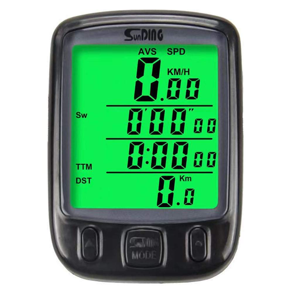 VKYSINKO Wired Bike Computer - Waterproof Cycling Speedometer & Odometer with LCD Display - Track Speed, Distance & Ride Time - Perfect for Road Bikes, Mountain Bikes & Commuting
