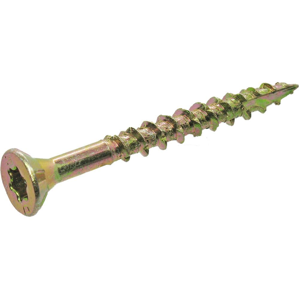 Grip Rite Prime Guard 134GCS1 T25 Star Drive Construction Screws with Type 17 Tip, 8 x 1-3/4 Inch, 1-Pound Box - Ideal for Framing, Decking, and Outdoor Projects