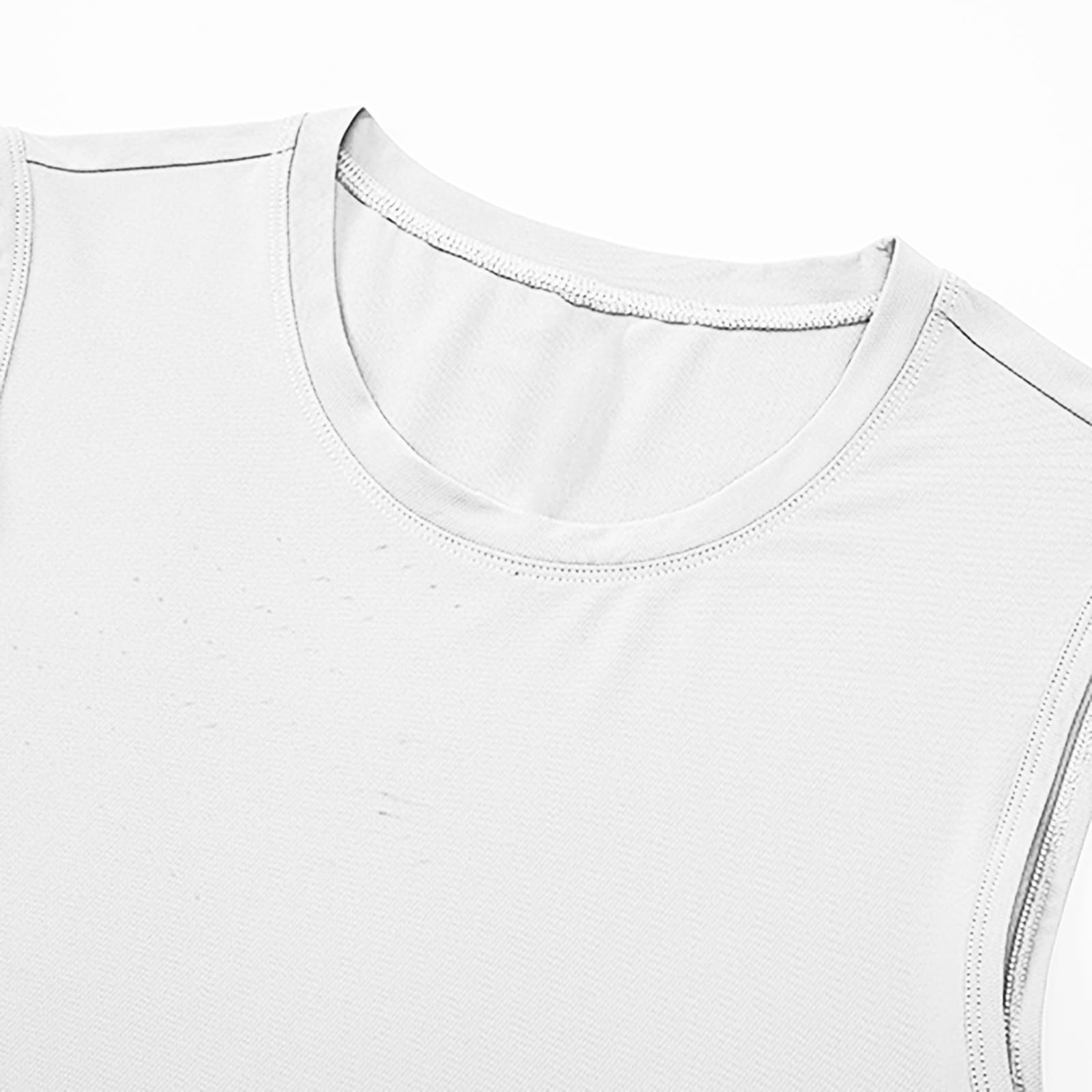 Wodceeke Men's Athletic Tank Top - Sleeveless Workout Shirt for Gym, Running, Fitness & Beach Swim | Breathable Muscle Tee for Summer Sports & Outdoor Activities