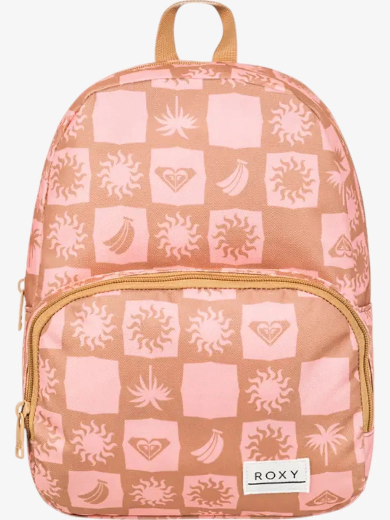 ROXY Always Core Printed Coral Backpack - Stylish & Durable Daypack for School, Travel & Outdoor Adventures
