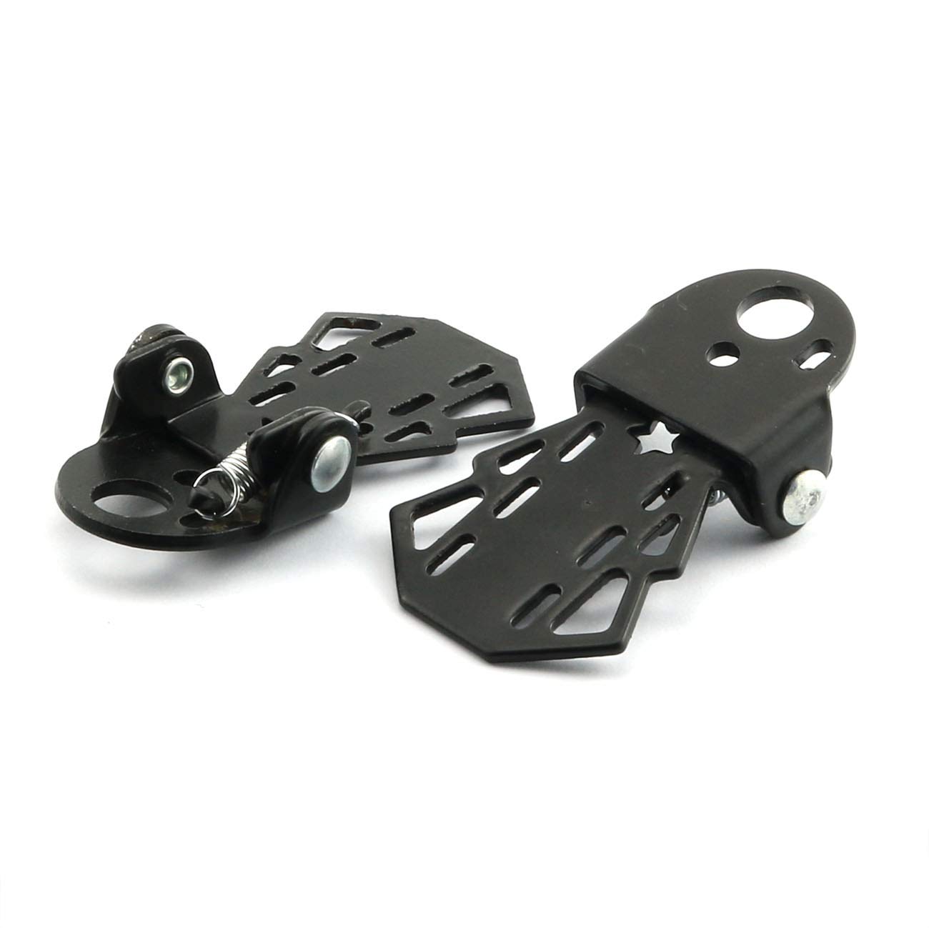 1 Pair Bike Rear Pedals for Folding Bikes - Durable Footrest Accessories for Cycling Comfort | Perfect for Commuting, Exercise & Urban Riding
