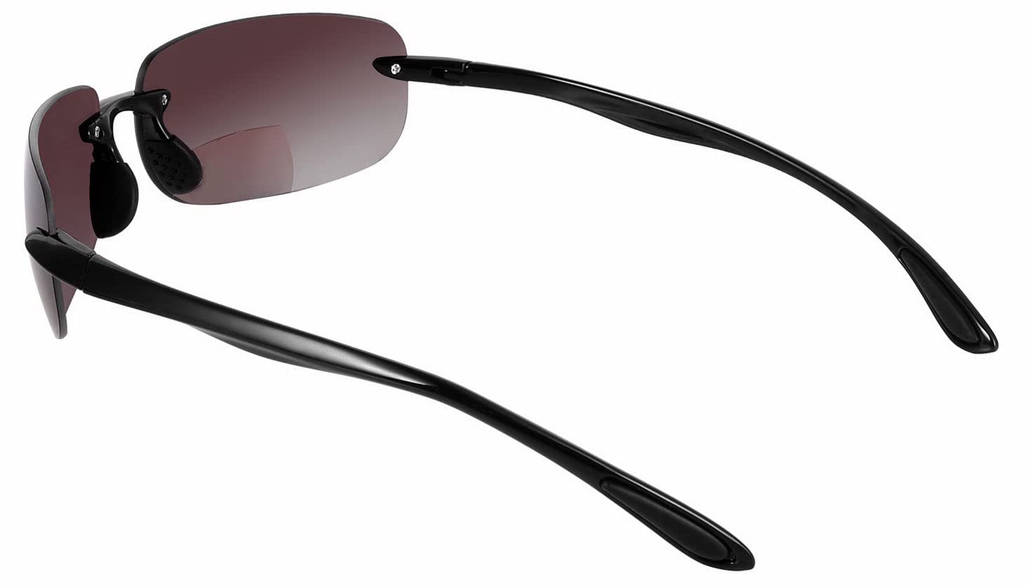 Lightweight Polarized Bifocal Reading Sunglasses for Men & Women - 2-Pack Sport Wrap Sunglasses for Outdoor Activities, Driving & Fishing