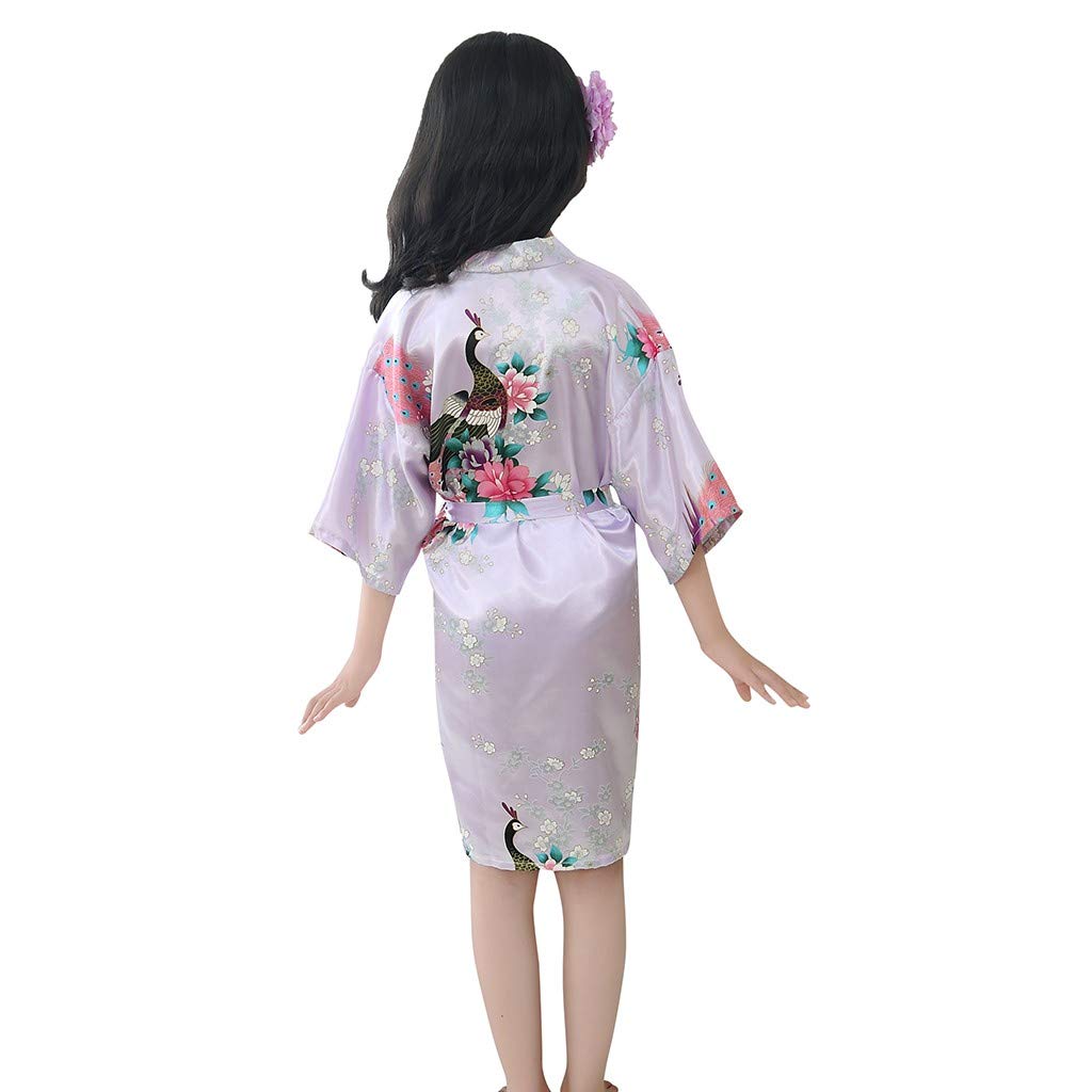 Satin Floral Baby Girl Dresses - Elegant Silk Toddler Clothes for Little Girls | Perfect for Birthday Parties, Photo Shoots & Special Occasions