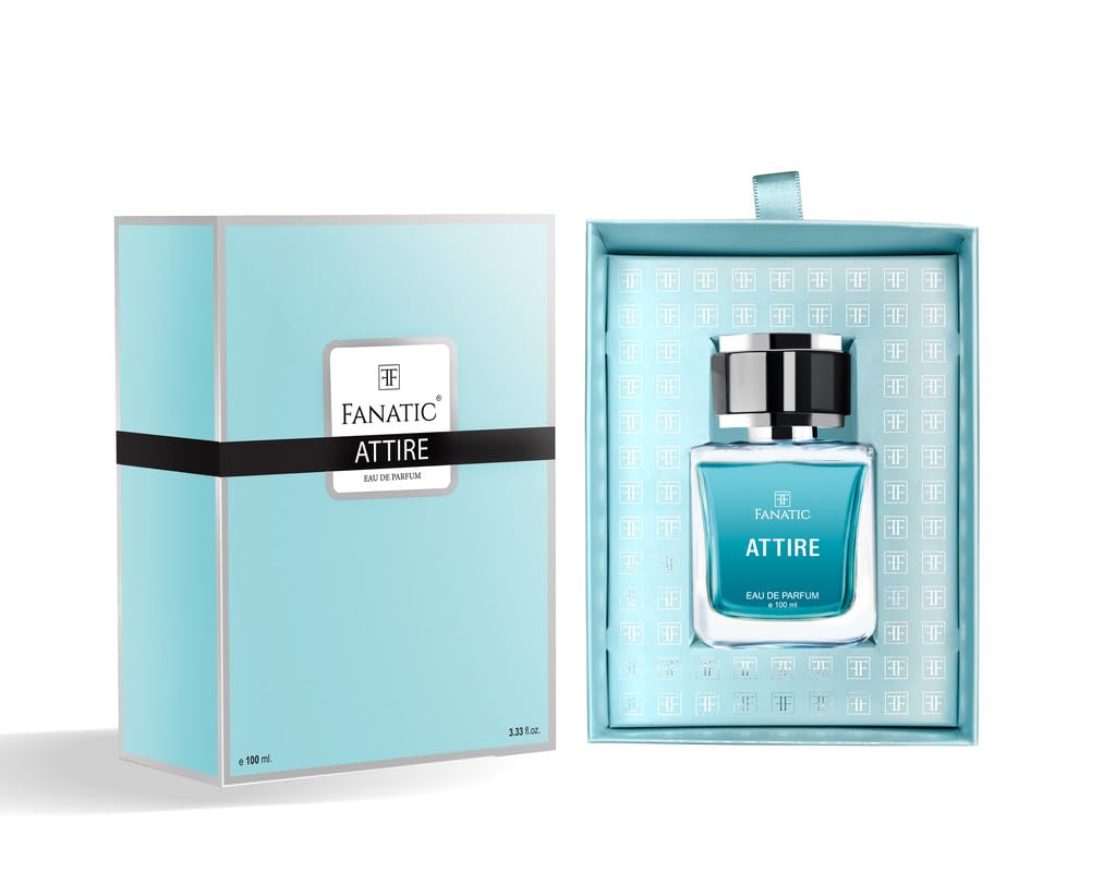 Fanatic Attire Blue Eau De Parfum 100ml - Premium Long Lasting Men's Cologne Spray with Luxurious Fragrance | Perfect for Date Night, Office & Special Occasions
