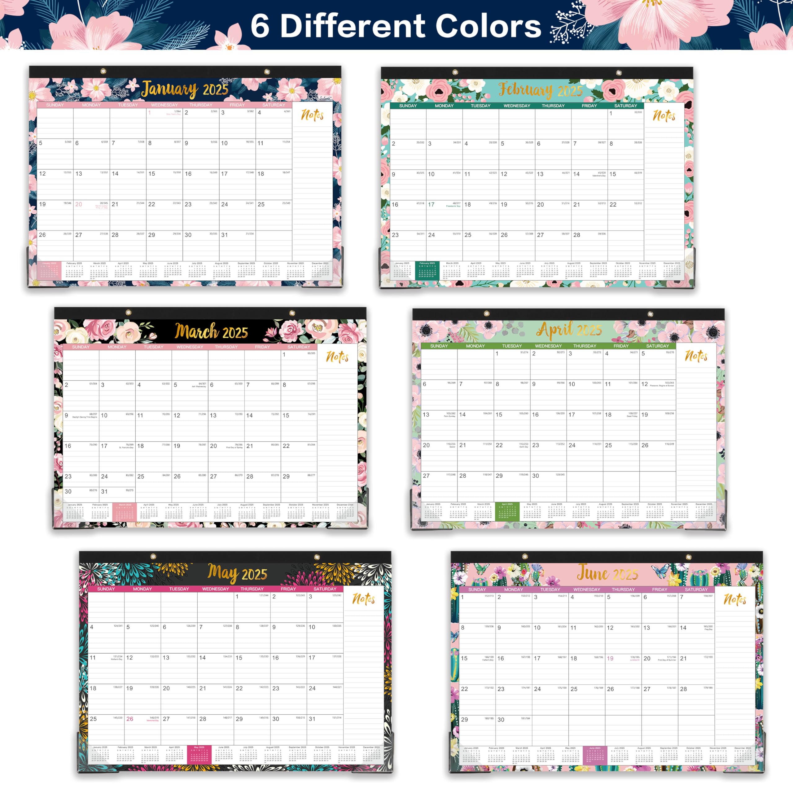 2025 Desk Calendar - 12