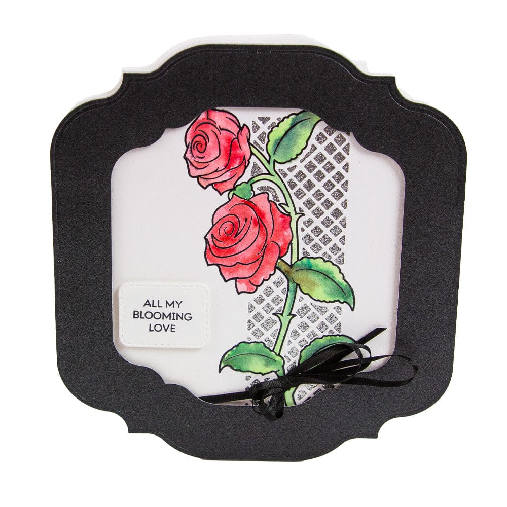 Floral Finestra Die & Stamp Collection DB178 - Scrapbooking, Card Making, DIY Crafts for Beautiful Handmade Greeting Cards