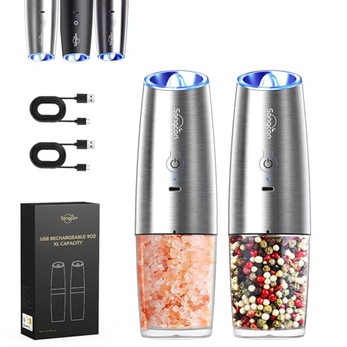 USB Rechargeable Set/ Silver L