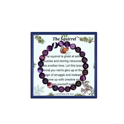 Squirrel Bracelet Amethyst