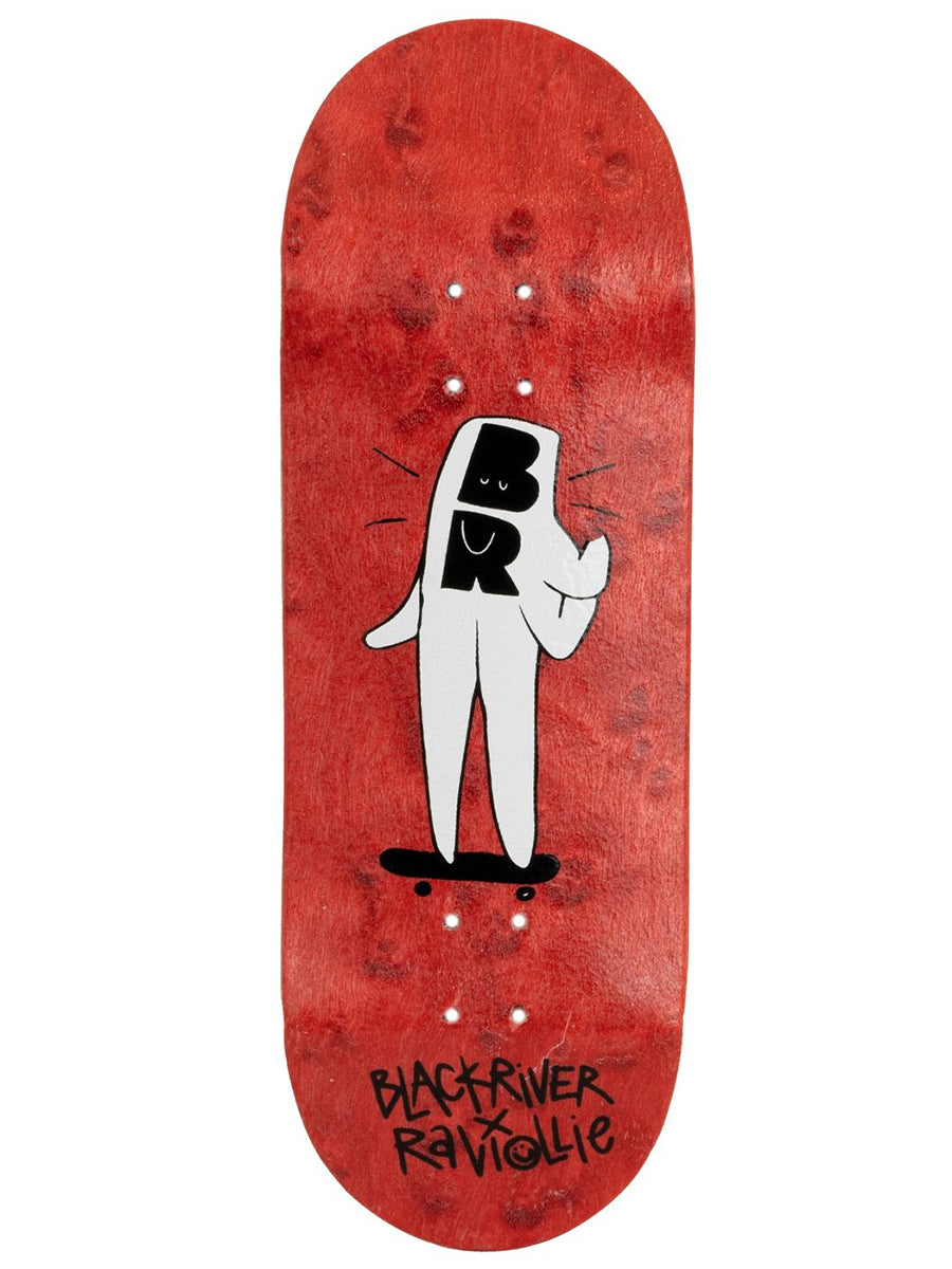 Blackriver Fingerboard Deck - Professional BR Hand Fingerboard Skateboard for Tricks & Stunts - Perfect for Skateboard Enthusiasts & Collectors - Indoor & Outdoor Use