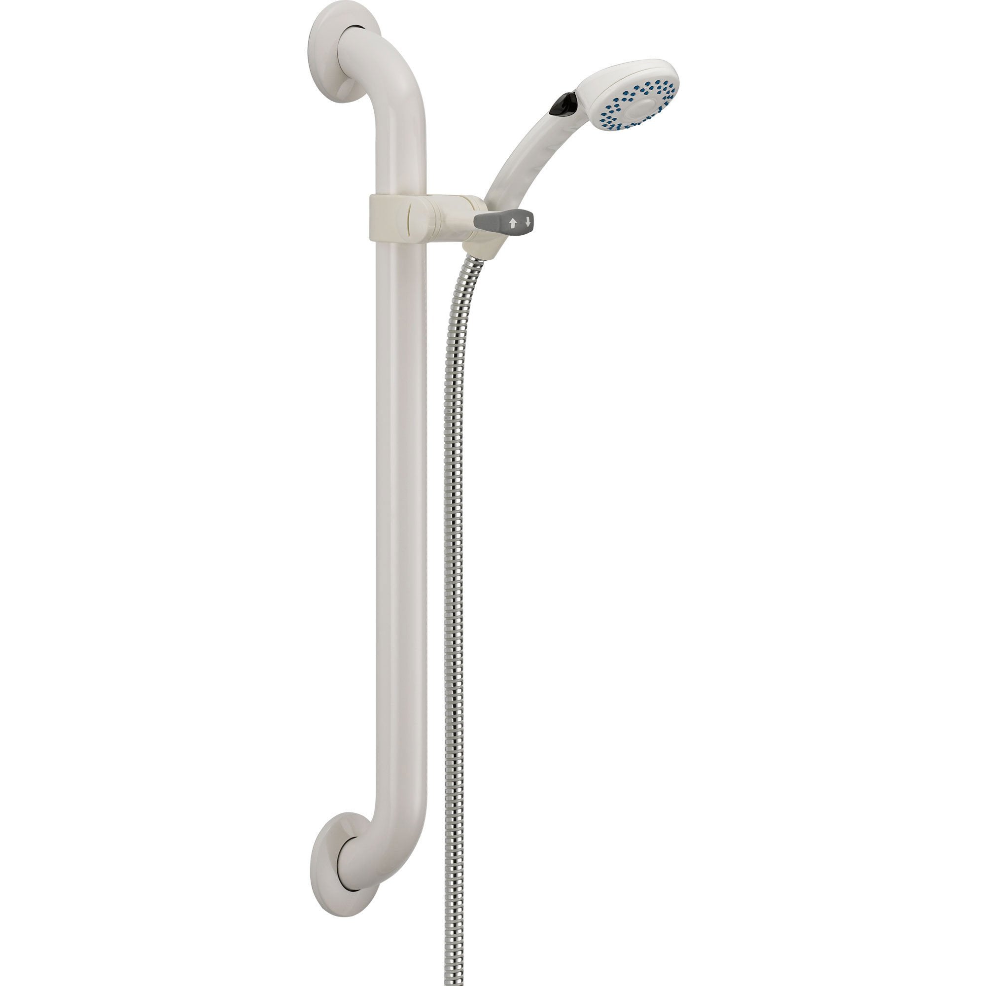 Delta 2 Spray Personal Hand Shower Faucet with White Finish & 24