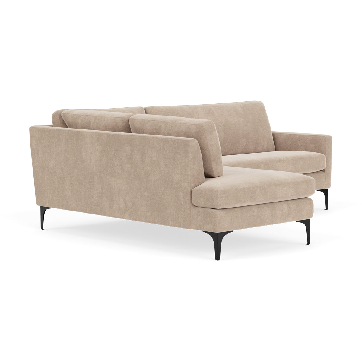 Astha Fabric Left Corner Sofa - Modern L-Shaped Sectional Couch for Living Room, Lounge & Small Spaces | Comfortable Home Furniture for Relaxing & Entertaining