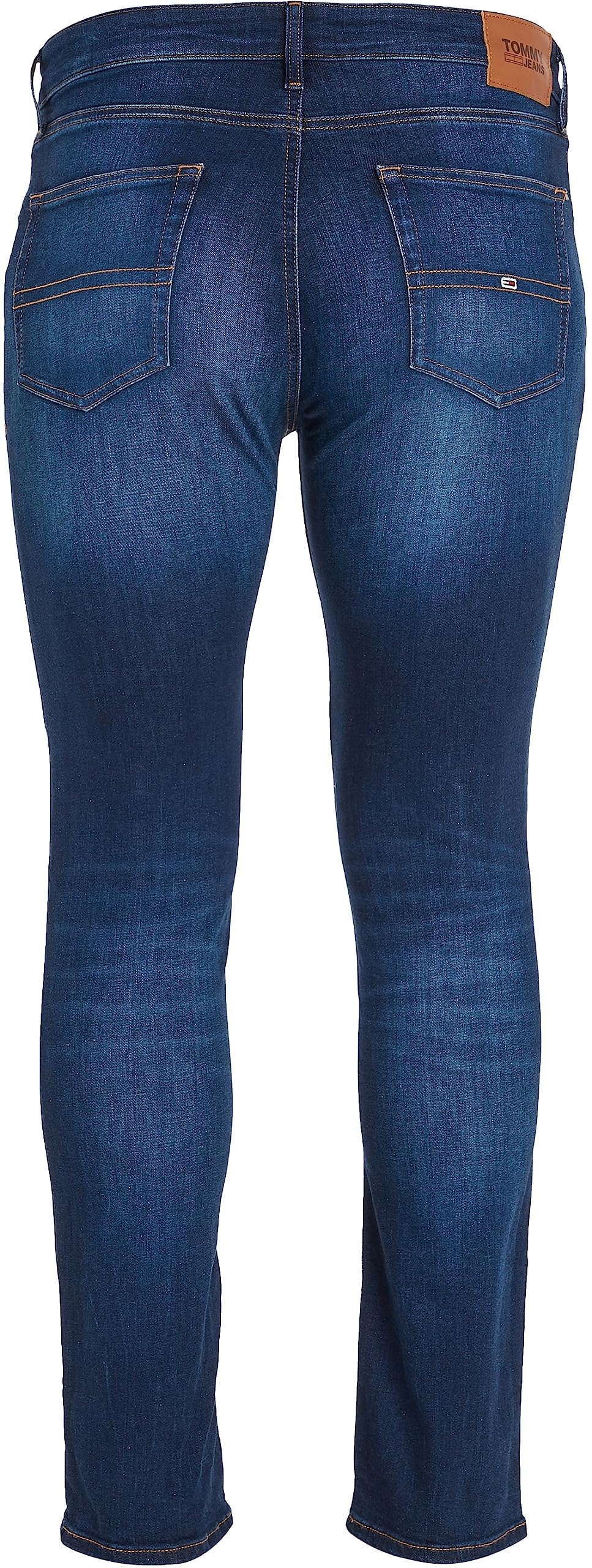 Tommy Jeans Men's Ryan Relaxed Straight Fit Stretch Denim Pants - Comfortable Casual Jeans for Everyday Wear & Outings