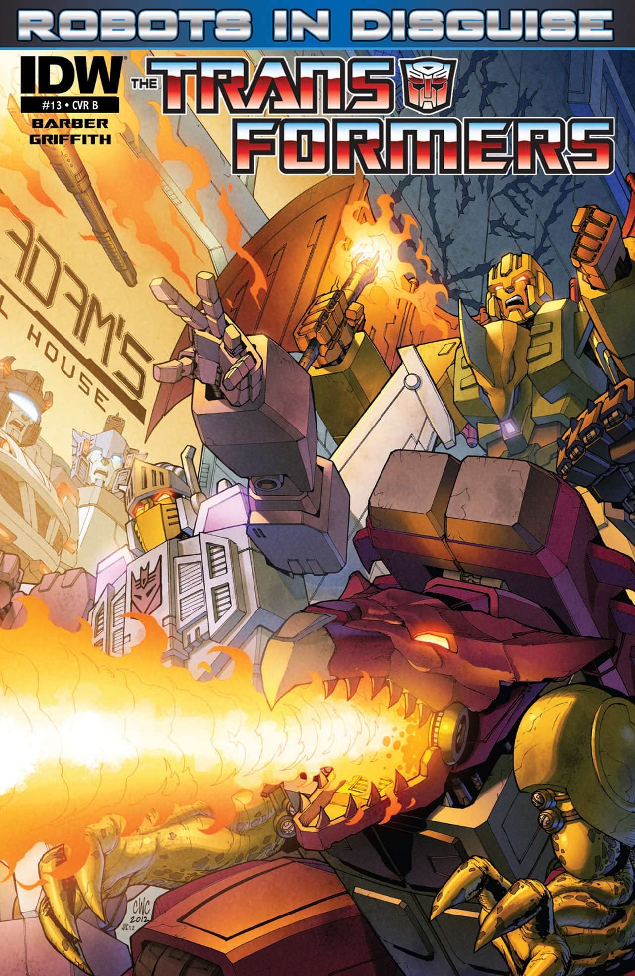 Transformers: Robots in Disguise #13B VF/NM Comic Book - IDW Publishing | Collectible Action Figure Comics for Fans & Gift Ideas