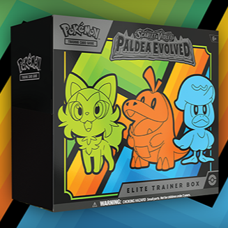 Pokemon Scarlet & Violet Paldea Evolved Elite Trainer Box - Premium Trading Card Game Collection for Battles & Collectors