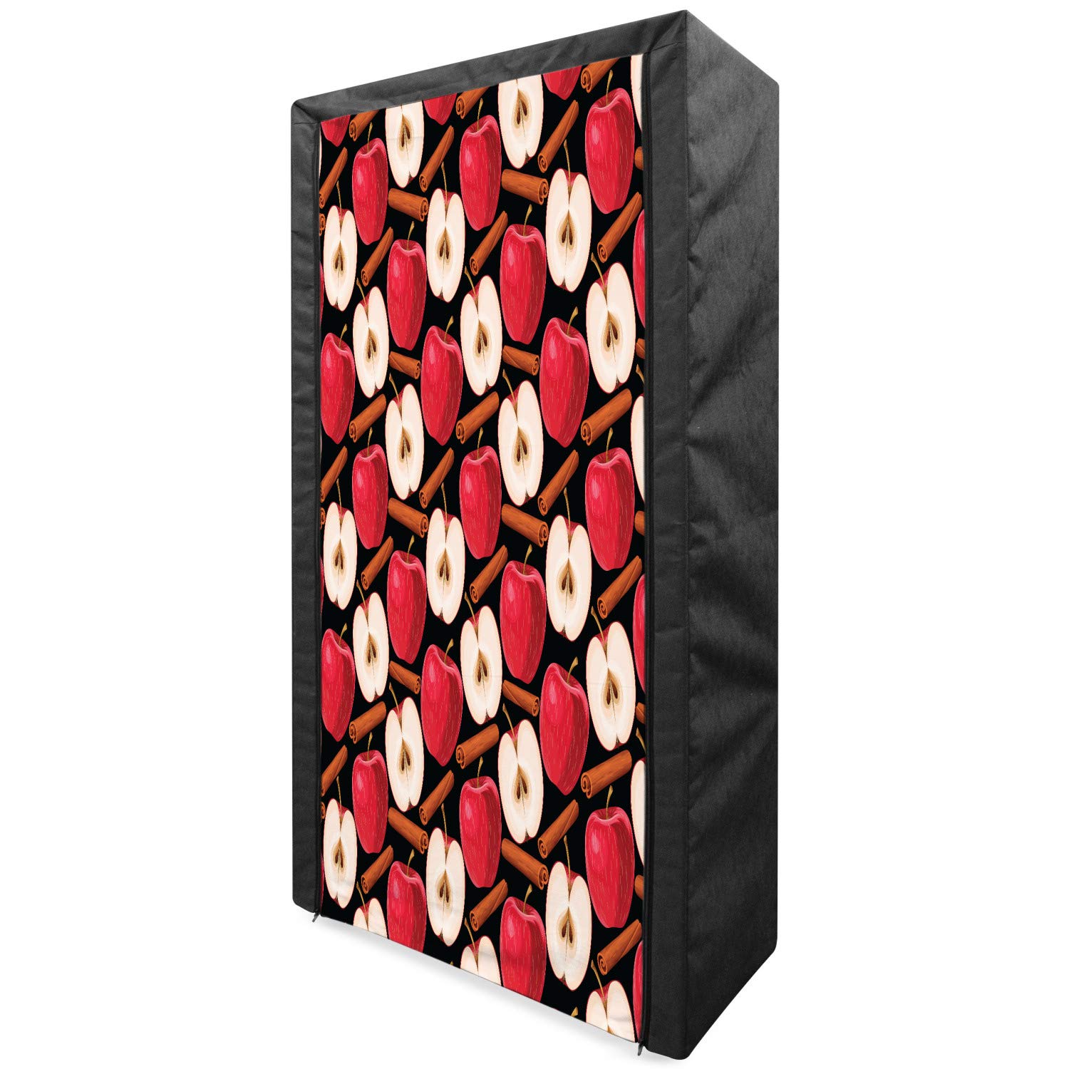 Ambesonne Portable Fabric Wardrobe with Shelves - 33.5