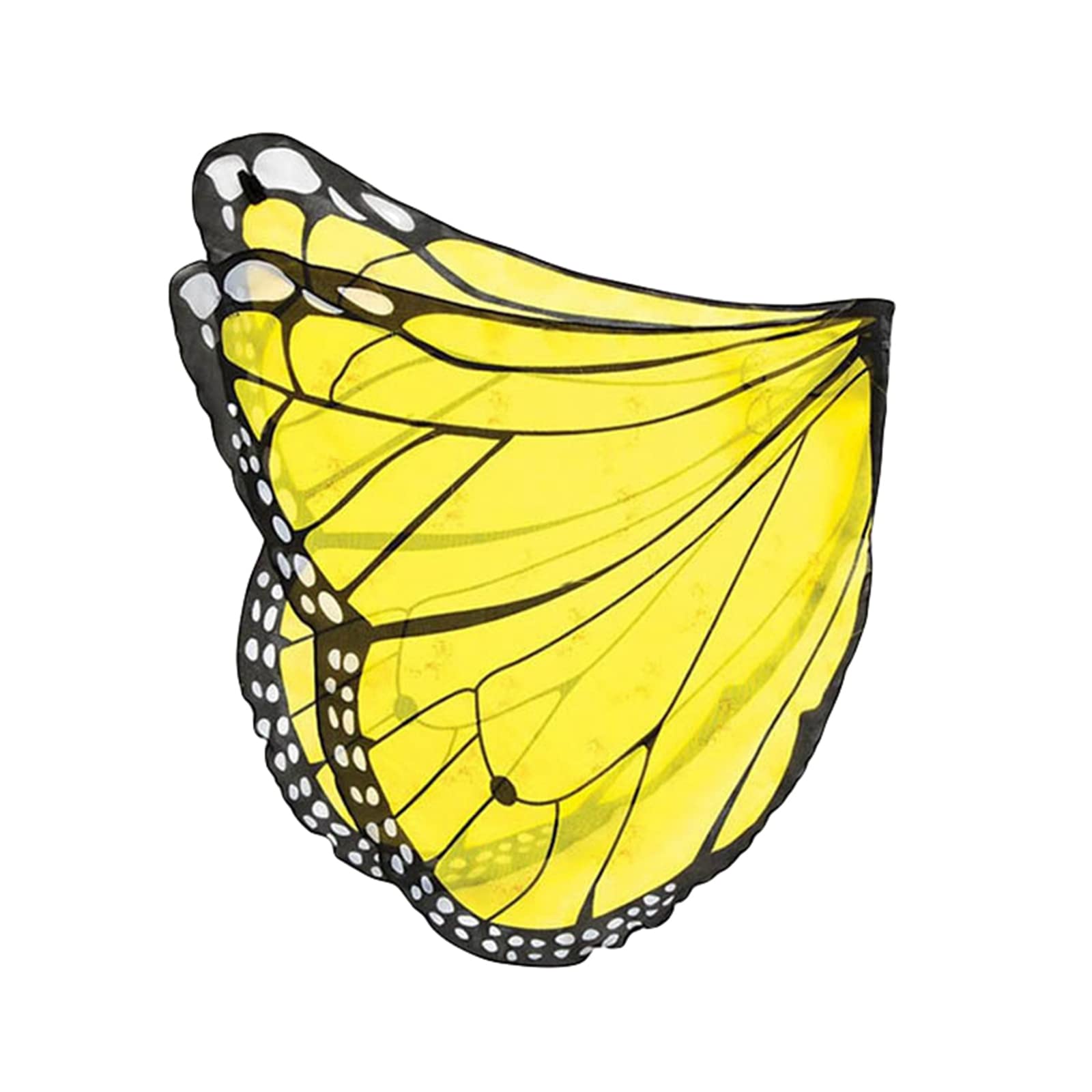 Girls Monarch Butterfly Wings Shawl - Soft Fabric Fairy Cape for Halloween Costume, Cosplay & Dress Up - Perfect for Kids Party Favors, Gifts & Photo Props - Great for Halloween Parties, Fairy Themed Events & Pretend Play