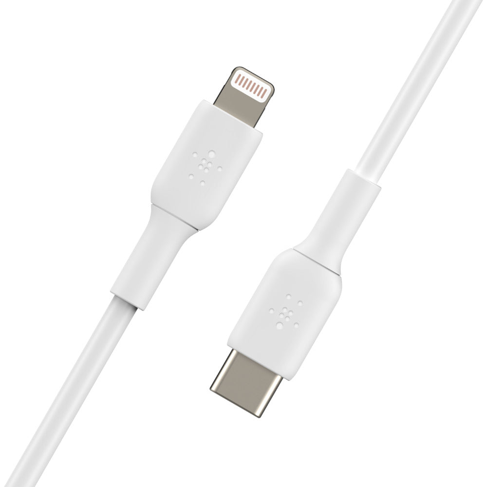 Belkin 1M Lightning to USB-C Cable MFI Certified Fast Charging & Data Sync for iPhone iPad - Perfect for Home, Office & Travel (White, CAA003BT1MWH)