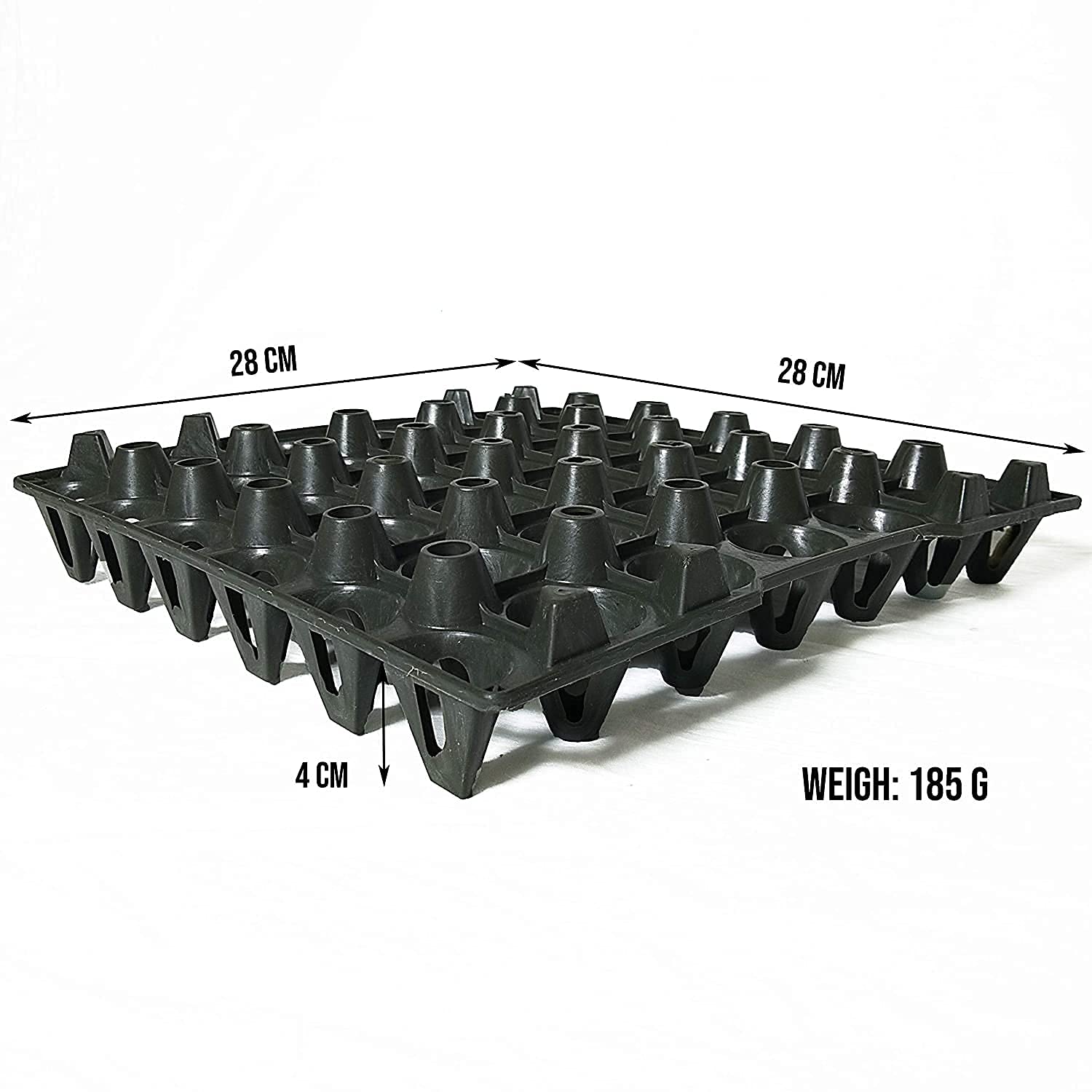 Eco-Friendly 30-Count Plastic Egg Storage Trays for Refrigerator, Incubator & Poultry - Pack of 5 | Perfect for Farm Fresh Eggs, Chicken Coops & Kitchen Organization