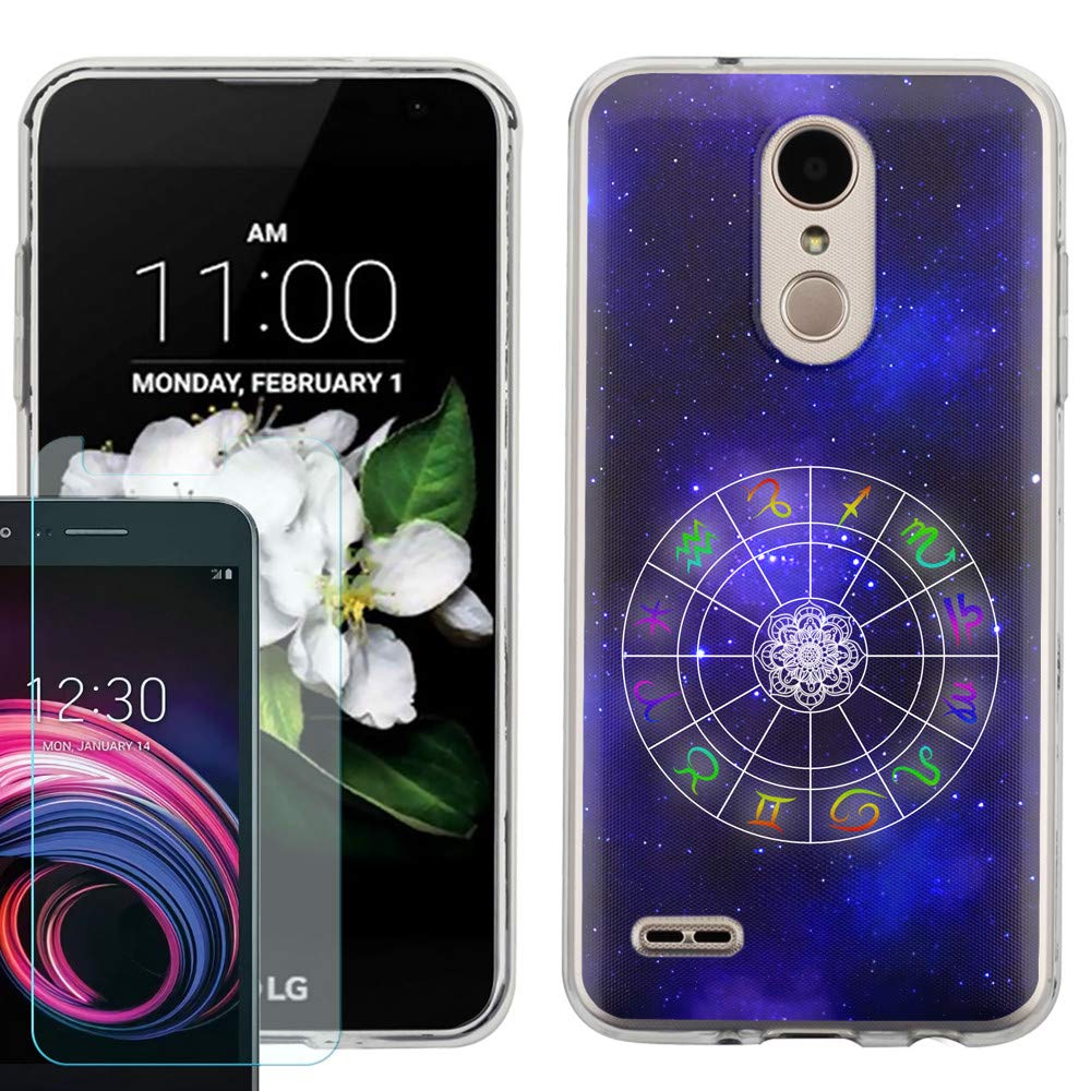 LG Aristo 3/Tribute Empire TPU Case with Screen Protector - Durable Slim-Fit Cover for Daily Use