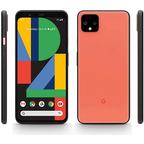 Google Pixel 4 Unlocked Smartphone - 64GB Storage, Oh So Orange Color - Perfect for Travel Photography & Social Media Content Creation