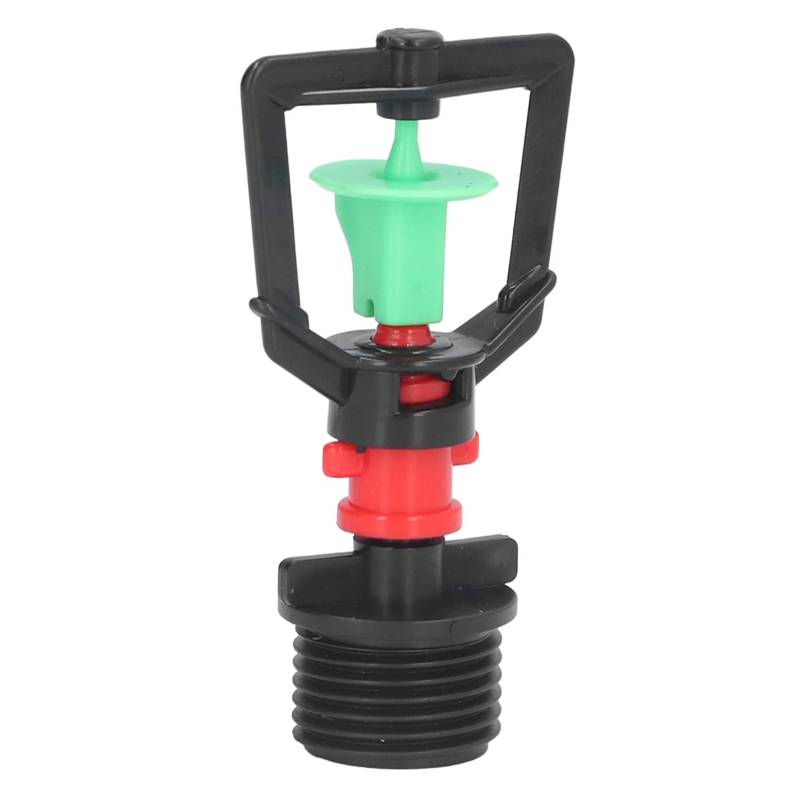 360° Rotating Plastic Sprinkler Nozzle - G1/2 Male Thread Misting Sprayer for Garden Irrigation, Lawn Cooling & Greenhouse Humidification | Durable Refraction Atomization Nozzle for Outdoor Watering System