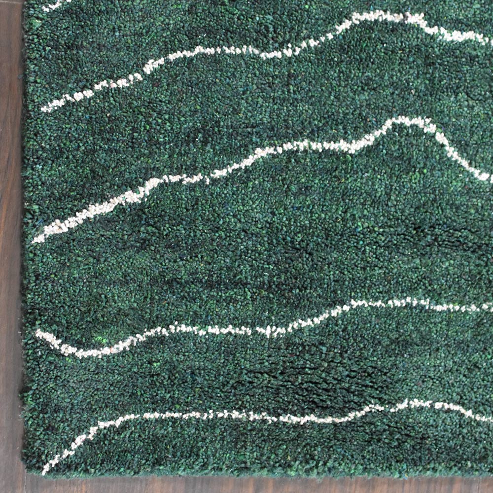 Handmade Grandeur Hand Knotted Wool Rug - Luxury Persian Style Area Rug for Living Room, Bedroom & Dining Room Decor