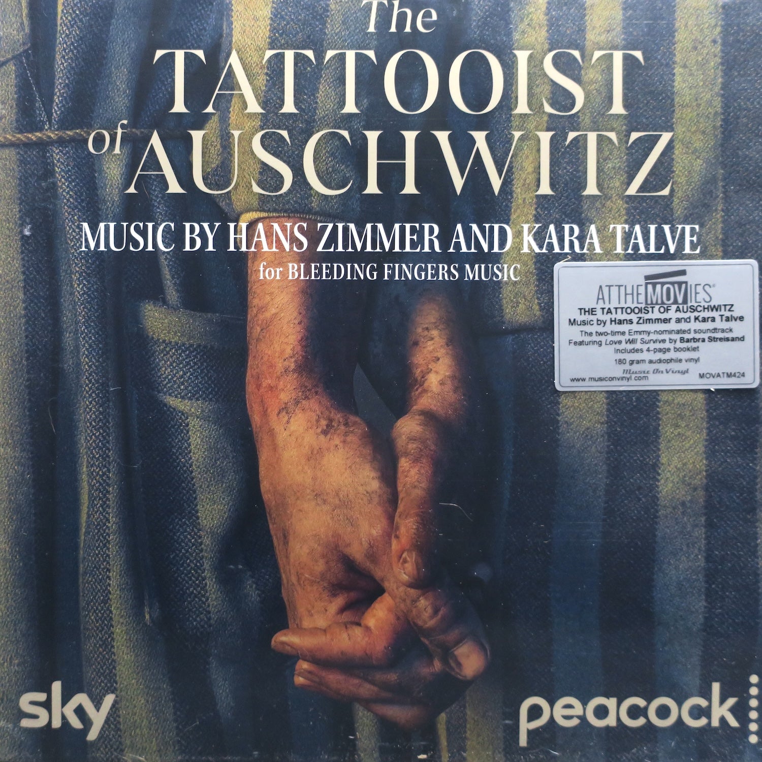 TATTOOIST OF AUSCHWITZ Original Soundtrack by Hans Zimmer - 180g Premium Vinyl 2LP Record - Perfect for Movie Nights & Collector's Edition