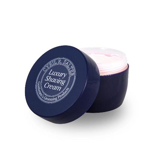 Cyril R Salter Luxury Shaving Cream for Men - Wild Rose Scented, Moisturizing & Smooth Shave - Perfect for Grooming, Travel & Gift Giving