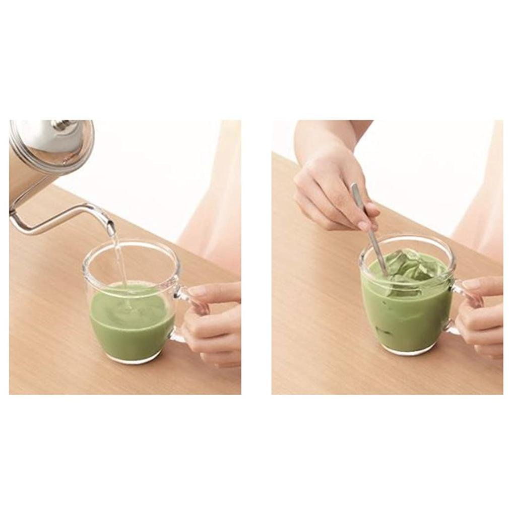 AGF Blendy Stick Matcha Au Lait (Green Tea Latte) 6 Sticks - Instant Japanese Matcha Powder for Coffee, Smoothies & Baking