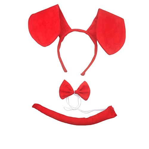 3pcs-red Dog