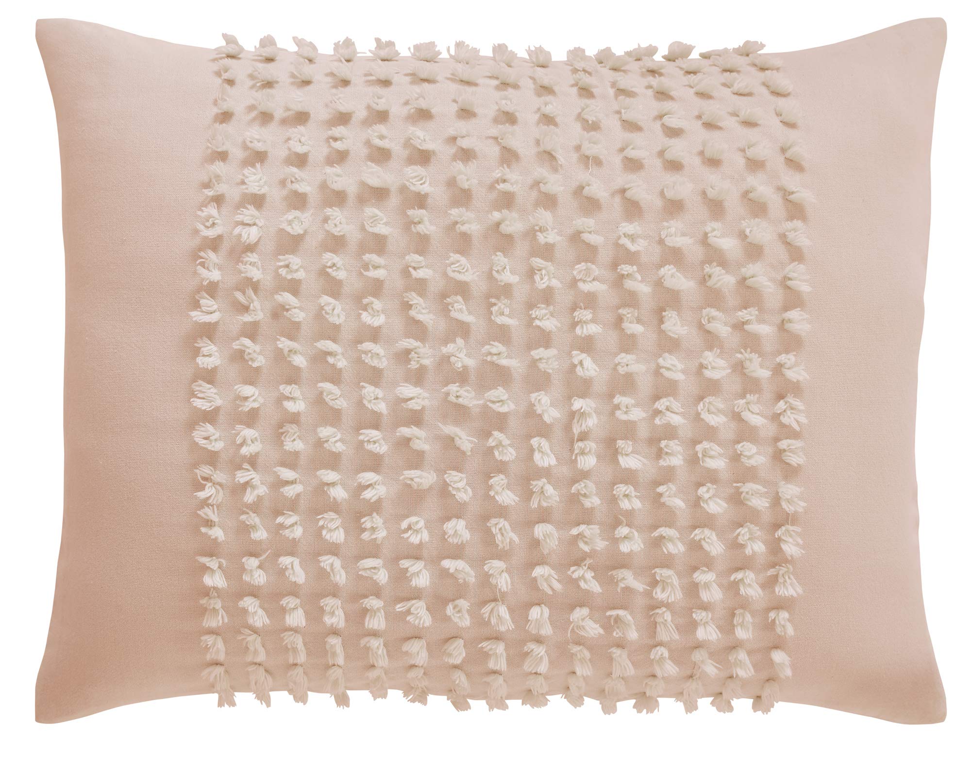 Better Trends 100% Cotton Comforter Set - Olivia Collection Twin Size Peach, Tufted Luxury Bedding, Ultra Soft & Machine Washable for Cozy Bedroom Decor