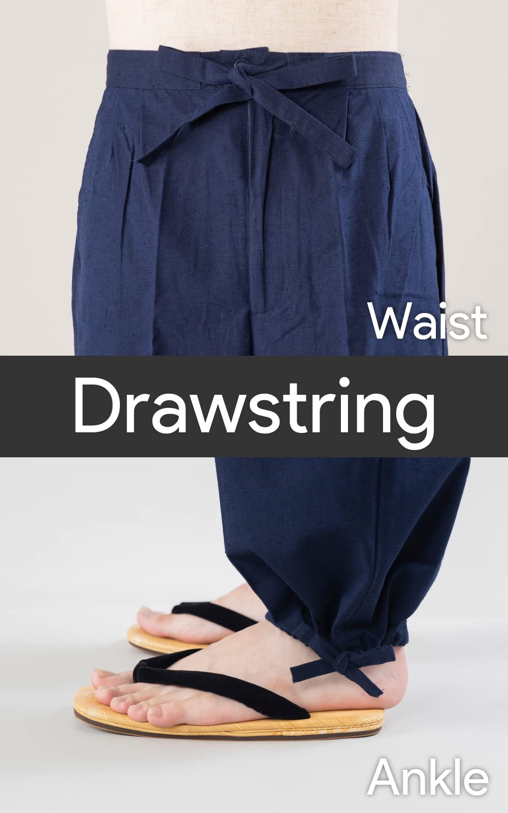 Premium Japanese Men's Tsumugi Samue - 100% Cotton Comfortable Ninja Pajama Set | Traditional Loungewear for Home Relaxation & Martial Arts Practice