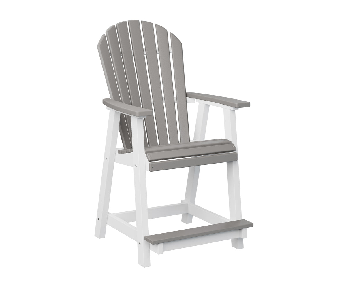 Berlin Gardens Comfo Back Counter Chair - Comfortable Bar Stool for Kitchen Island, Breakfast Nook & Home Bar - Adjustable Height & Padded Seat
