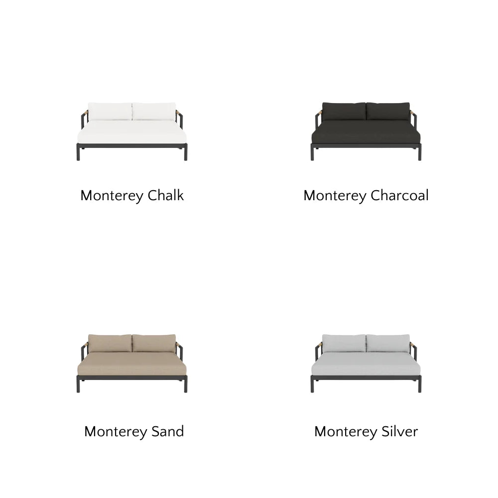 Breeze XL Daybed - Modern Outdoor Patio Lounger with Cushion, Waterproof & UV Resistant - Perfect for Poolside, Garden, or Backyard Relaxation