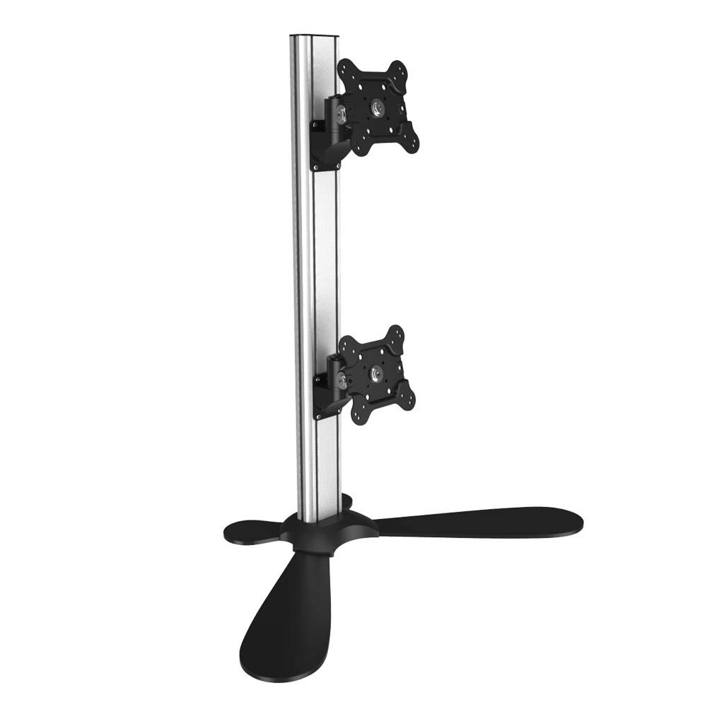 Cotytech Dual Monitor Stand with Quick Release & Vertical Lift - Stackable 2